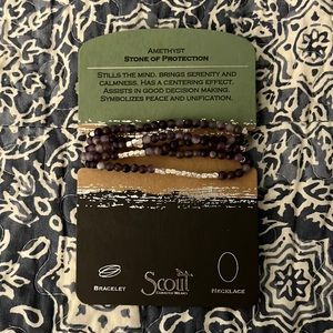 Amethyst bracelet/necklace